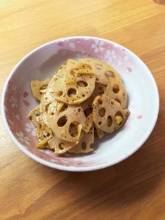 れんこんジンジャーきんぴら-レシピのメイン写真