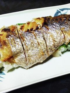 焼きサバ寿司のレシピでつくるクログチ寿司-レシピのメイン写真