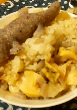 白バイの炊き込みご飯-レシピのメイン写真