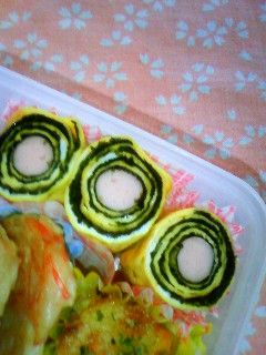 ~お弁当に~魚肉ソーセージ海苔巻き卵-レシピのメイン写真