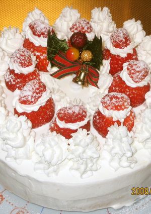 クリスマスケーキ!12/28更新v^^-レシピのメイン写真