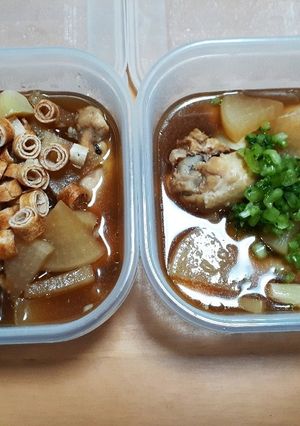 にんにく1玉で作る鶏手羽元と大根の黒酢煮-レシピのメイン写真