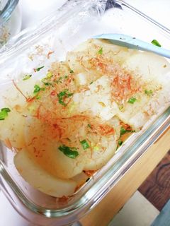 レンチンで 味付けはめんつゆ 大根の煮物-レシピのメイン写真