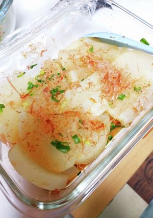レンチンで 味付けはめんつゆ 大根の煮物-レシピのメイン写真