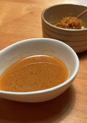手づくり柚子味噌でドレッシング-レシピのメイン写真