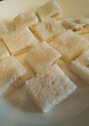 簡単離乳食 バナナでおやつ食パン-レシピのメイン写真