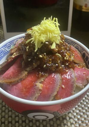 ウルトラマンドの　ローストビーフ丼-レシピのメイン写真