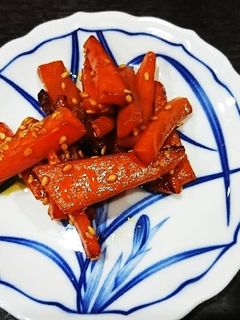 【弁当用】人参の胡麻炒め-レシピのメイン写真