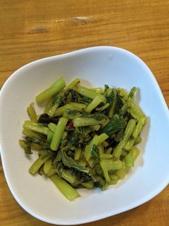 適当 カブの葉漬け物-レシピのメイン写真