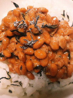 納豆ご飯にちょい足し✩.*˚-レシピのメイン写真