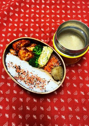 12/13 鶏ささみヤンニョムチキン弁当-レシピのメイン写真