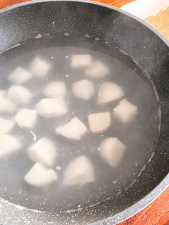 簡単餅アレンジ「茹でもち」きな粉砂糖で!-レシピのメイン写真