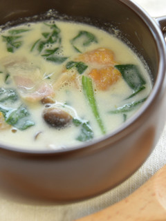 カボチャすいとん豆乳仕立て-レシピのメイン写真