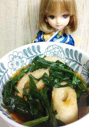 リカちゃん♡あたしンち!?ちくわとにら煮-レシピのメイン写真