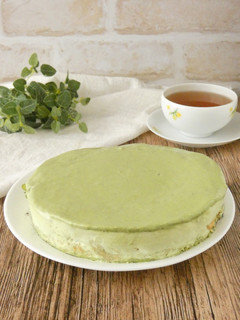 電子レンジ★抹茶のムースケーキ-レシピのメイン写真