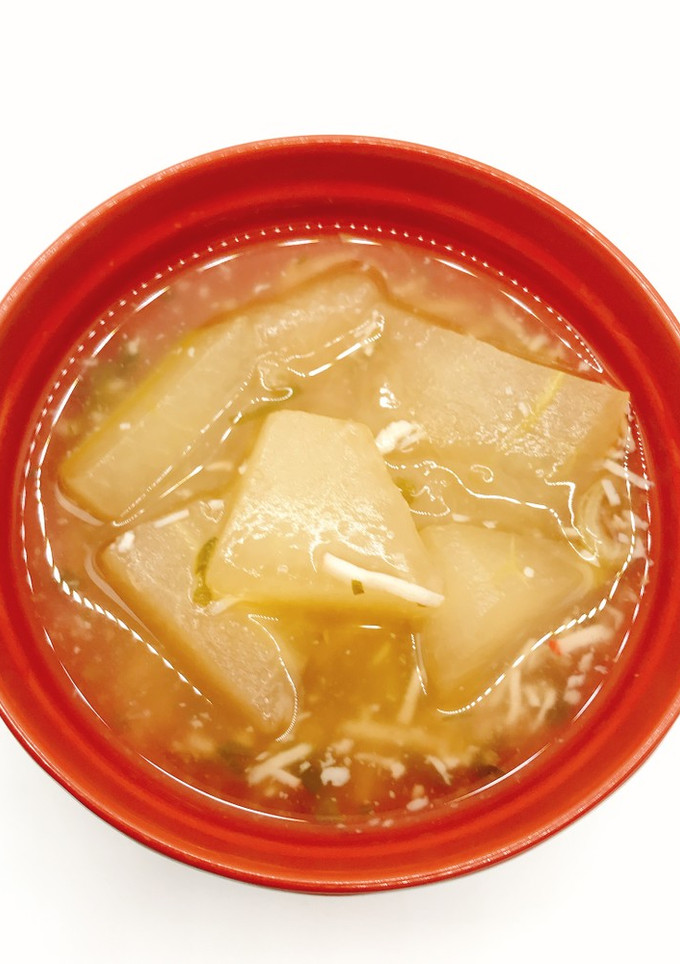 【病院】とうがんとかにかまスープ【給食】-レシピのメイン写真