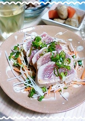胡麻ポン鮪サラダ-レシピのメイン写真