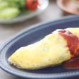 大豆ミートとオートミールのオムレツ