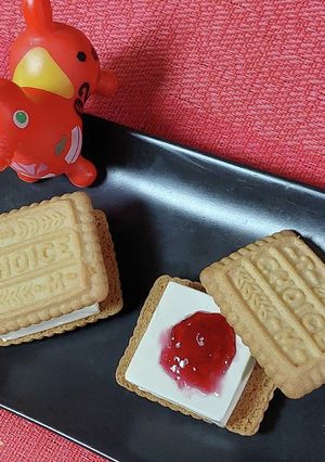 クリームチーズビスケット-レシピのメイン写真