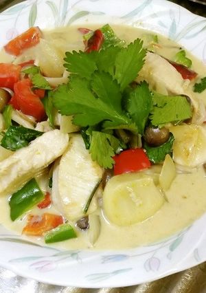 タイのグリーンカレー-レシピのメイン写真