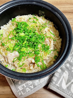簡単♪ 豚バラネギ塩の炊き込みご飯-レシピのメイン写真