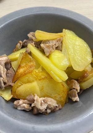 豚肉とじゃがいも炒め-レシピのメイン写真