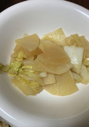 大根と白菜の簡単味噌煮込み-レシピのメイン写真