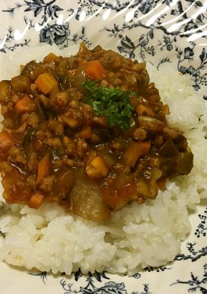 ポリ袋で大豆ミートのドライカレー風-レシピのメイン写真