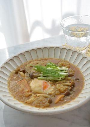 ダイエット版!カレースープご飯-レシピのメイン写真