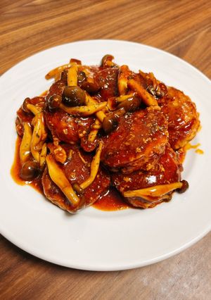 豆腐の煮込みハンバーグ-レシピのメイン写真