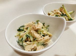 きゅうりとささみの棒棒鶏風サラダ-レシピのメイン写真