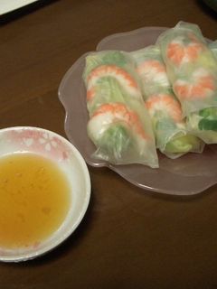 ●生春巻&スイートチリソース●-レシピのメイン写真