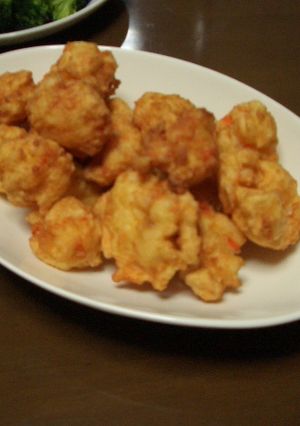 ●えびのふわふわ落とし揚げ●-レシピのメイン写真