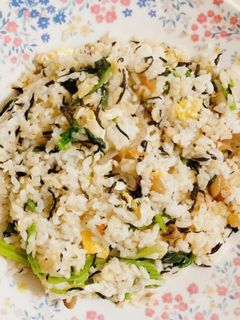 ひじきとほうれん草の炒飯-レシピのメイン写真