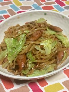 超簡単☆野菜たっぷり!旨しょう油焼うどん-レシピのメイン写真