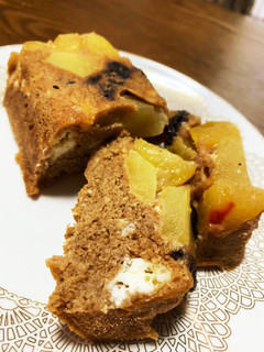 レンジで簡単★オートミールりんごケーキ-レシピのメイン写真