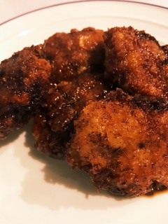 豚コマと根菜(余り物)のソースメンチカツ-レシピのメイン写真