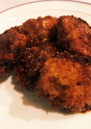 豚コマと根菜（余り物）のソースメンチカツ-レシピのメイン写真