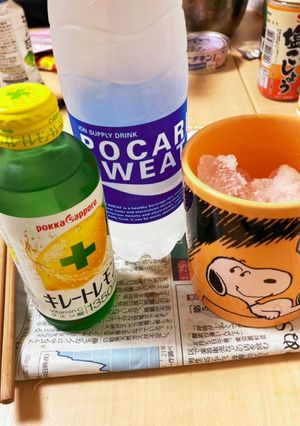 【一人暮らし】限界オロポ風ドリンク-レシピのメイン写真