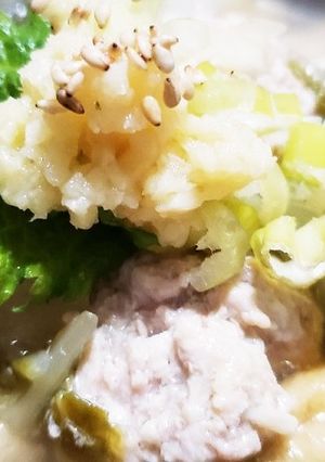 お年寄り絶賛シリーズ☆白菜つくね生姜汁-レシピのメイン写真