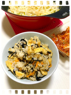 大さじ1だけ。ひじきの炊き込みご飯-レシピのメイン写真