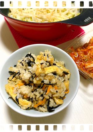 大さじ1だけ。ひじきの炊き込みご飯-レシピのメイン写真