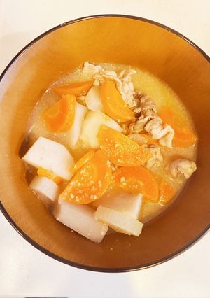 簡単♡野菜たっぷり豚汁♡里芋入り-レシピのメイン写真