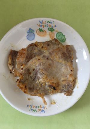 【保育園給食】豚肉のみそマスタード焼き-レシピのメイン写真