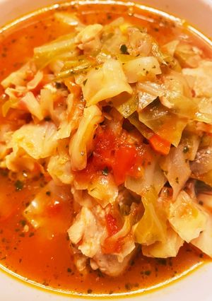 野菜たっぷり鶏手羽元のトマト煮-レシピのメイン写真