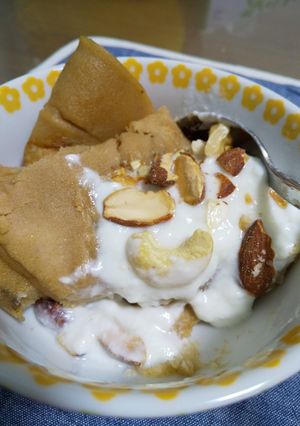 グルテンフリー砂糖不使用米粉パンケーキ-レシピのメイン写真
