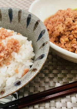 お弁当やご飯のお供に♡ふっくら鶏そぼろ-レシピのメイン写真