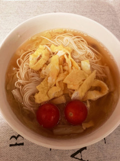 そうめん使い!鶏ダシラーメン風♪-レシピのメイン写真