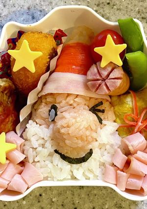 サンタさんのお弁当☆クリスマス-レシピのメイン写真