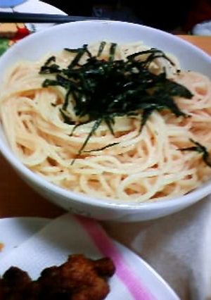 たらこスパゲティー-レシピのメイン写真
